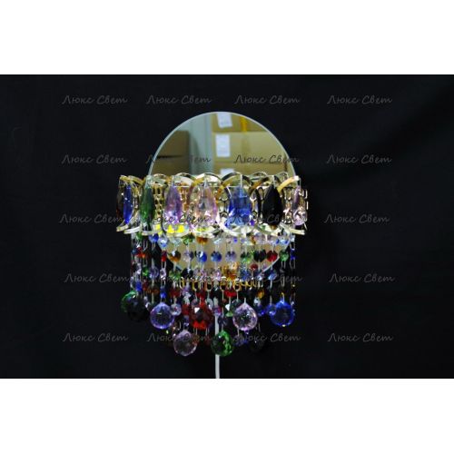 Бра Капель разноцветная  в Новокузнецке Гусь Хрустальный