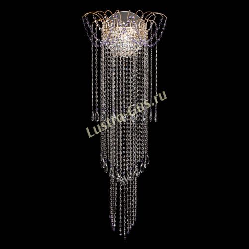 Бра Агата №1 длинная фиолетовая в Новокузнецке Гусь Хрустальный