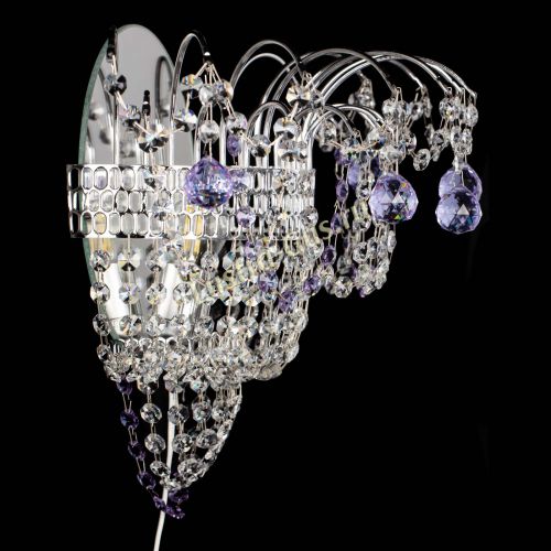 Бра Агата №3 фиолетовая в Новокузнецке Гусь Хрустальный