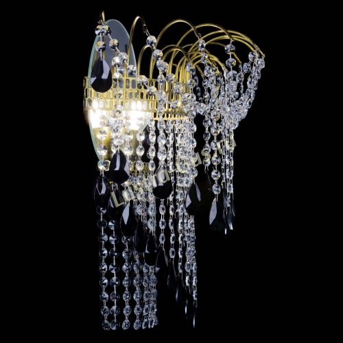 Бра Агата №4 под бронзу Черная в Новокузнецке Гусь Хрустальный