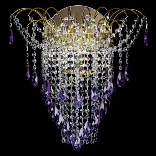 Бра Агата №4 под бронзу Фиолетовая в Новокузнецке Бра Агата №4 под бронзу Фиолетовая в Новокузнецке