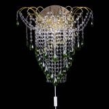 Бра Агата №4 под бронзу Зеленая в Новокузнецке