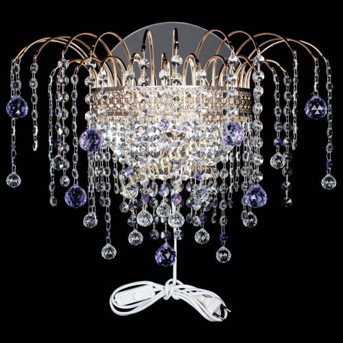 Бра Агата Венеция шар фиолетовая в Новокузнецке Гусь Хрустальный