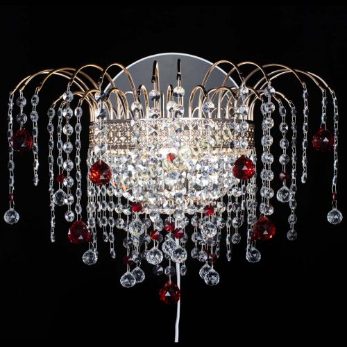 Бра Агата Венеция шар красная в Новокузнецке Гусь Хрустальный