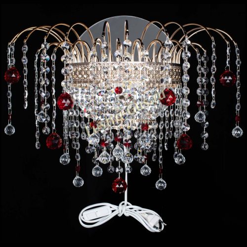 Бра Агата Венеция шар красная в Новокузнецке Гусь Хрустальный