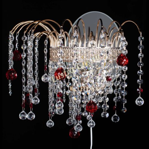 Бра Агата Венеция шар красная в Новокузнецке Гусь Хрустальный