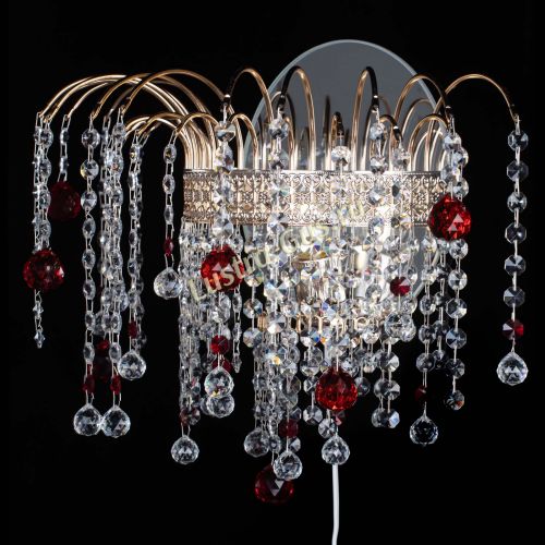 Бра Агата Венеция шар красная в Новокузнецке Гусь Хрустальный