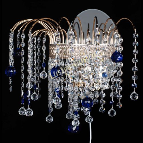 Бра Агата Венеция шар синяя в Новокузнецке Гусь Хрустальный