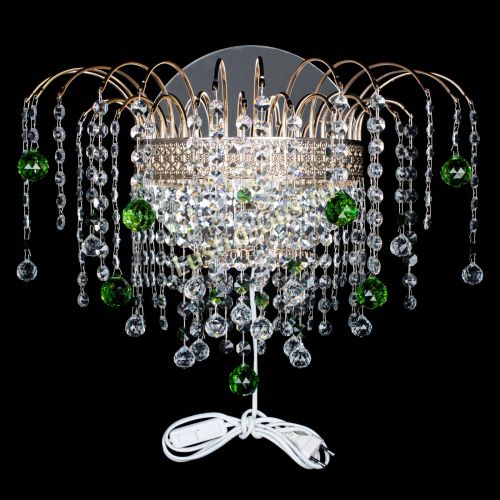 Бра Агата Венеция шар зеленая в Новокузнецке Гусь Хрустальный