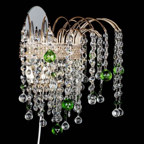 Бра Агата Венеция шар зеленая в Новокузнецке Гусь Хрустальный