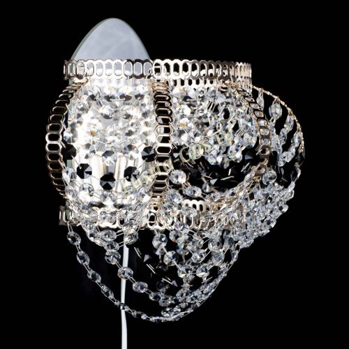 Бра Альфа №1 черная в Новокузнецке Гусь Хрустальный