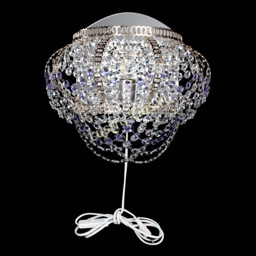 Бра Альфа №1 фиолетовая в Новокузнецке Гусь Хрустальный