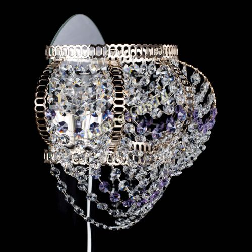 Бра Альфа №1 фиолетовая в Новокузнецке Гусь Хрустальный