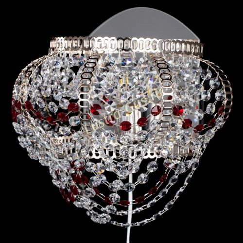 Бра Альфа №1 красная в Новокузнецке Гусь Хрустальный