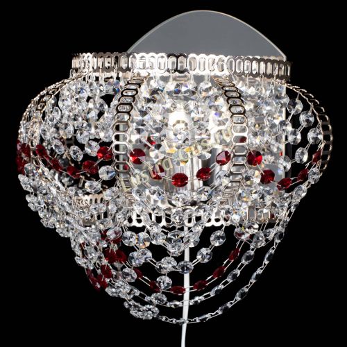 Бра Альфа №1 красная в Новокузнецке Гусь Хрустальный