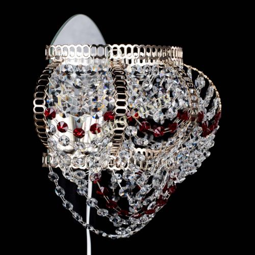 Бра Альфа №1 красная в Новокузнецке Гусь Хрустальный