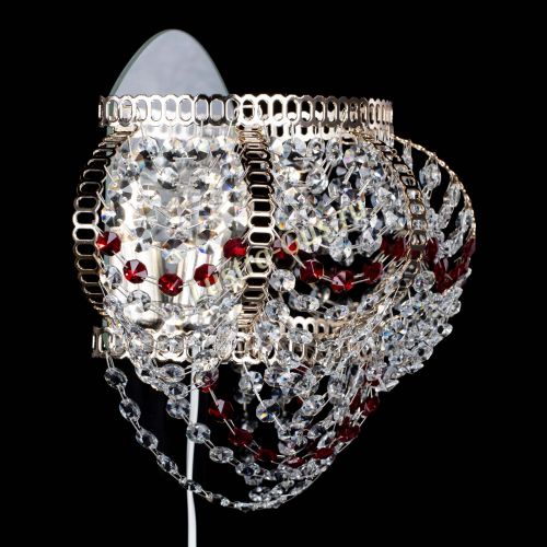 Бра Альфа №1 красная в Новокузнецке Гусь Хрустальный