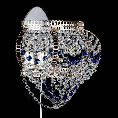 Бра Альфа №1 синяя в Новокузнецке Гусь Хрустальный