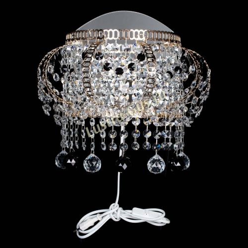 Бра Альфа №2 черная в Новокузнецке Гусь Хрустальный