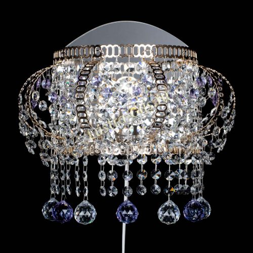 Бра Альфа №2 фиолетовая в Новокузнецке Гусь Хрустальный