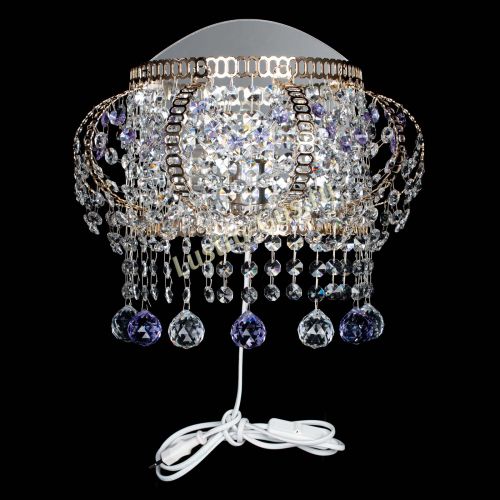 Бра Альфа №2 фиолетовая в Новокузнецке Гусь Хрустальный