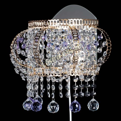 Бра Альфа №2 фиолетовая в Новокузнецке Гусь Хрустальный