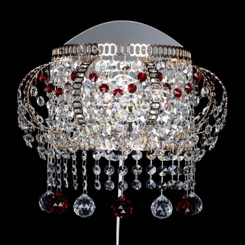 Бра Альфа №2 красная в Новокузнецке Гусь Хрустальный