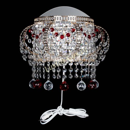 Бра Альфа №2 красная в Новокузнецке Гусь Хрустальный