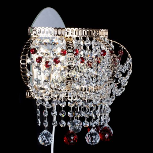 Бра Альфа №2 красная в Новокузнецке Гусь Хрустальный