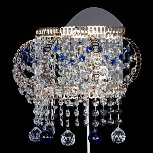 Бра Альфа №2 синяя в Новокузнецке Гусь Хрустальный