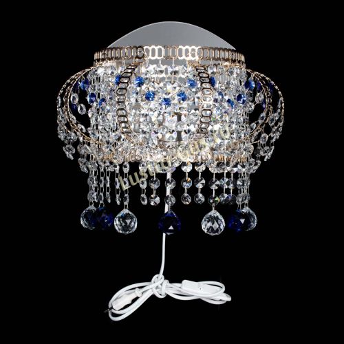 Бра Альфа №2 синяя в Новокузнецке Гусь Хрустальный