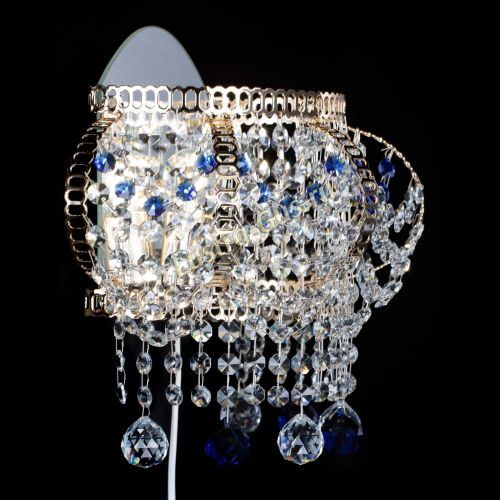 Бра Альфа №2 синяя в Новокузнецке Гусь Хрустальный