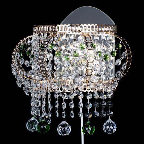 Бра Альфа №2 зеленая в Новокузнецке Гусь Хрустальный