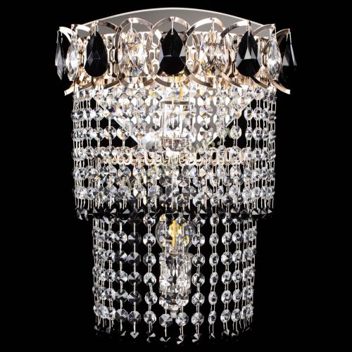 Бра Астра №2 оптикон черная в Новокузнецке Гусь Хрустальный