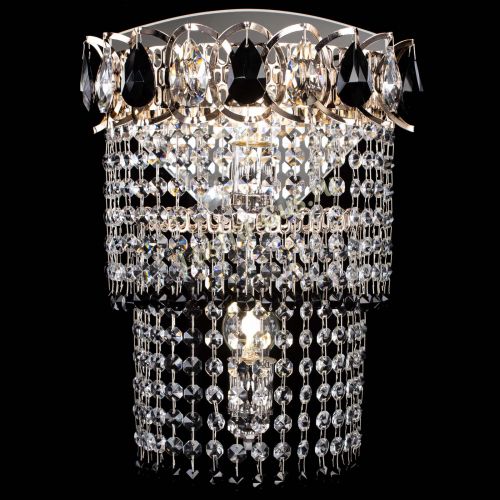 Бра Астра №2 оптикон черная в Новокузнецке Гусь Хрустальный