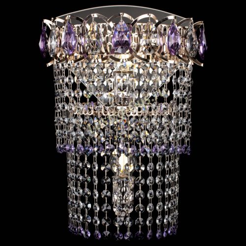 Бра Астра №2 оптикон фиолетовая в Новокузнецке Гусь Хрустальный