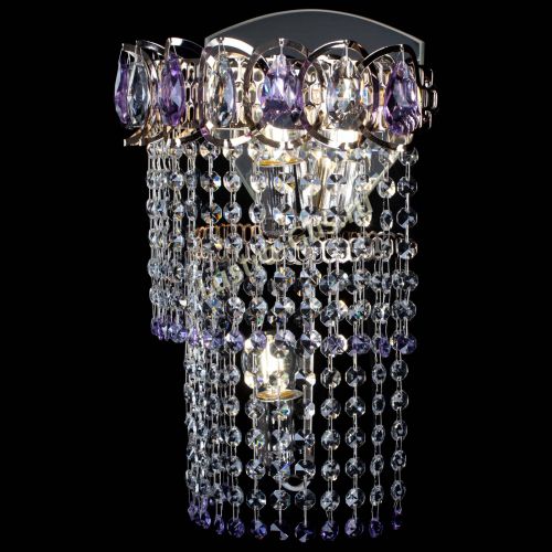 Бра Астра №2 оптикон фиолетовая в Новокузнецке Гусь Хрустальный