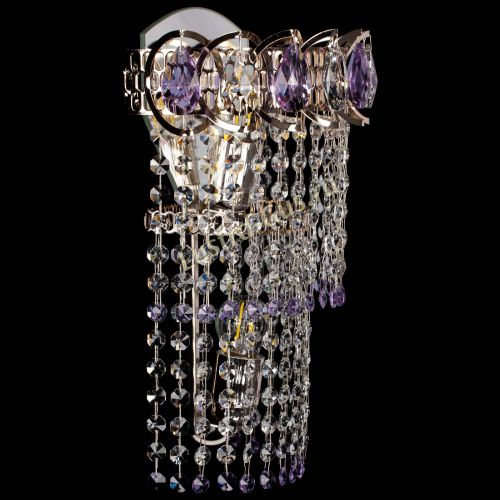 Бра Астра №2 оптикон фиолетовая в Новокузнецке Гусь Хрустальный
