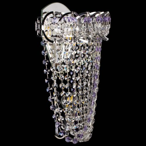 Бра Астра ажур №2 фиолетовая в Новокузнецке Гусь Хрустальный