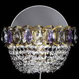 Бра Астра ажур под бронзу фиолетовая в Новокузнецке Бра Астра ажур под бронзу фиолетовая в Новокузнецке