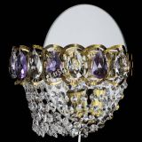 Бра Астра ажур под бронзу фиолетовая в Новокузнецке Бра Астра ажур под бронзу фиолетовая в Новокузнецке