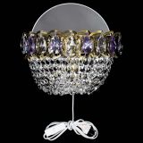 Бра Астра ажур под бронзу фиолетовая в Новокузнецке Бра Астра ажур под бронзу фиолетовая в Новокузнецке