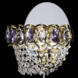 Бра Астра ажур под бронзу фиолетовая в Новокузнецке Бра Астра ажур под бронзу фиолетовая в Новокузнецке