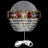 Бра Астра ажур под бронзу красная в Новокузнецке Бра Астра ажур под бронзу красная в Новокузнецке