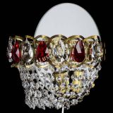 Бра Астра ажур под бронзу красная в Новокузнецке Бра Астра ажур под бронзу красная в Новокузнецке