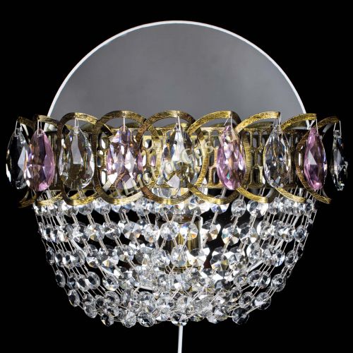 Бра Астра ажур под бронзу розовая в Новокузнецке Бра Астра ажур под бронзу розовая в Новокузнецке