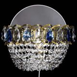 Бра Астра ажур под бронзу синяя в Новокузнецке Бра Астра ажур под бронзу синяя в Новокузнецке