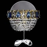 Бра Астра ажур под бронзу синяя в Новокузнецке Бра Астра ажур под бронзу синяя в Новокузнецке