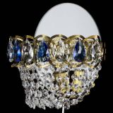 Бра Астра ажур под бронзу синяя в Новокузнецке Бра Астра ажур под бронзу синяя в Новокузнецке