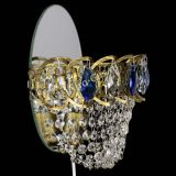 Бра Астра ажур под бронзу синяя в Новокузнецке Бра Астра ажур под бронзу синяя в Новокузнецке